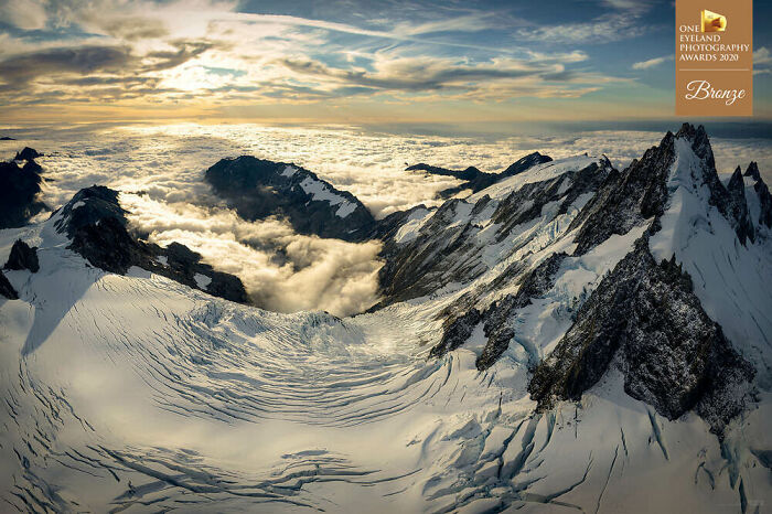 Victoria Glacier By Stephan Romer. Bronze In Nature