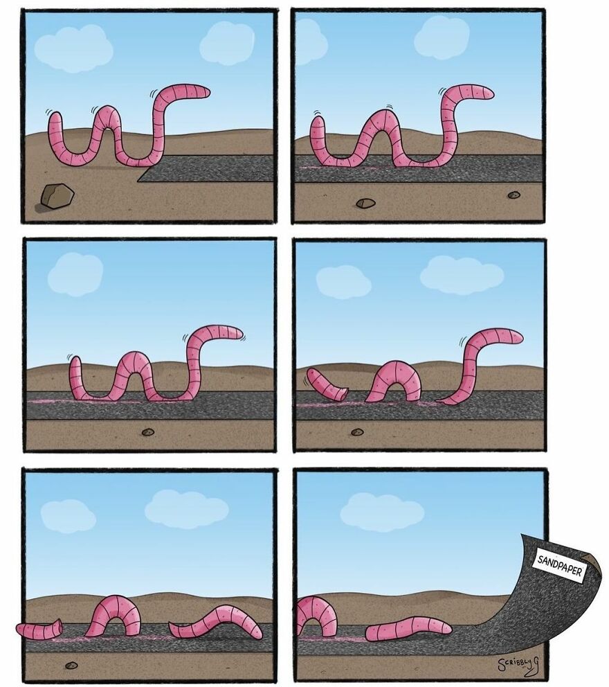 New Hilarious And Dark Comics With A Sudden Twist By Scribbly G