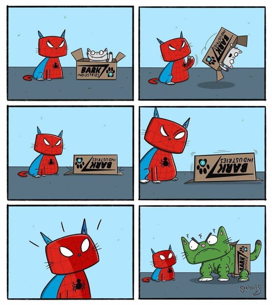 New Hilarious And Dark Comics With A Sudden Twist By Scribbly G