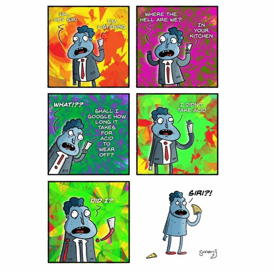 New Hilarious And Dark Comics With A Sudden Twist By Scribbly G