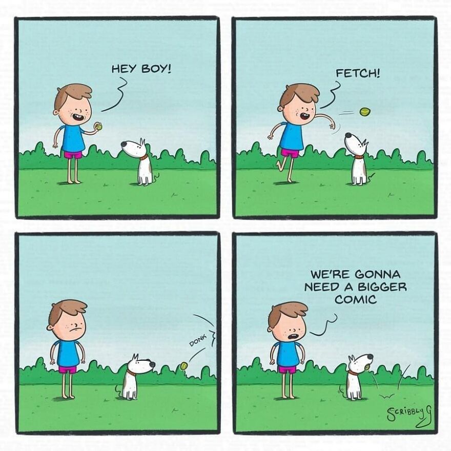 New Hilarious And Dark Comics With A Sudden Twist By Scribbly G