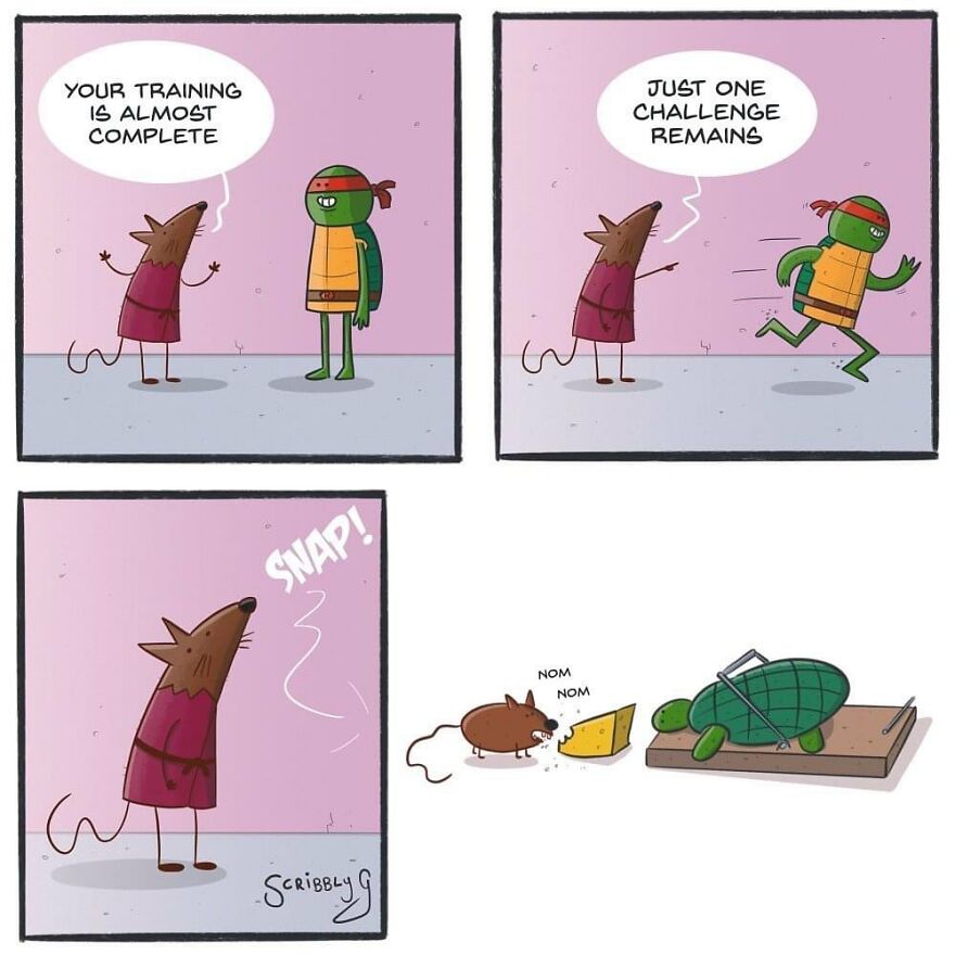 New Hilarious And Dark Comics With A Sudden Twist By Scribbly G