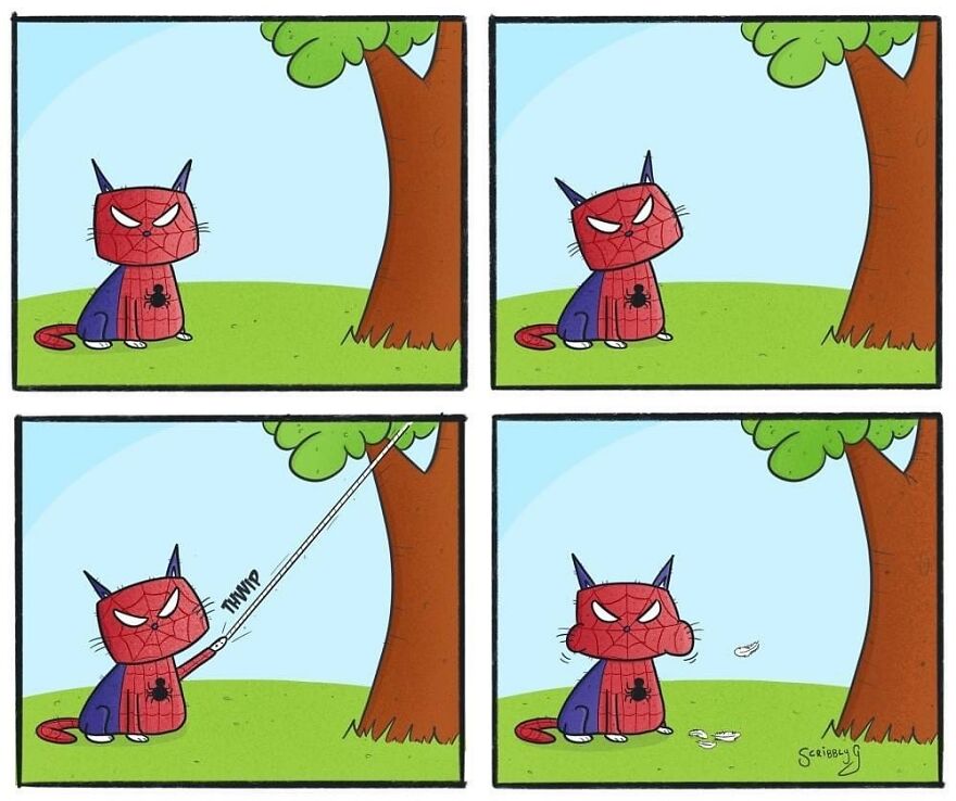 New Hilarious And Dark Comics With A Sudden Twist By Scribbly G