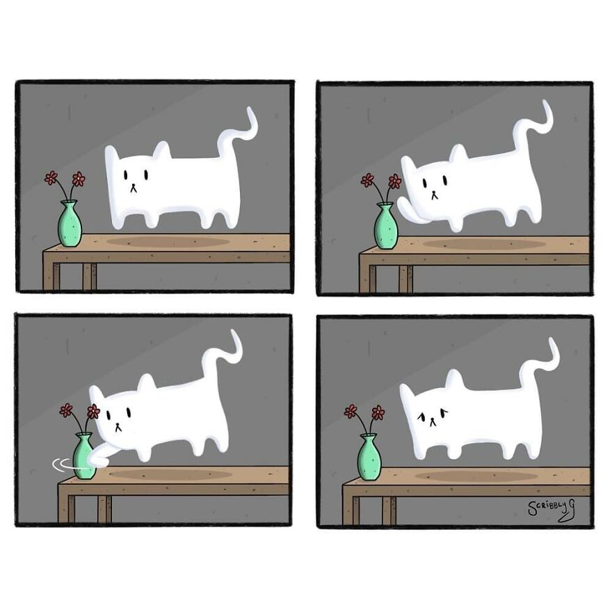 New Hilarious And Dark Comics With A Sudden Twist By Scribbly G