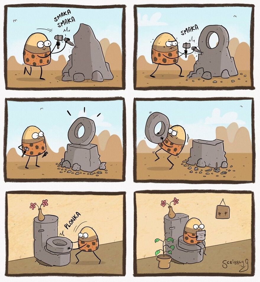 New Hilarious And Dark Comics With A Sudden Twist By Scribbly G