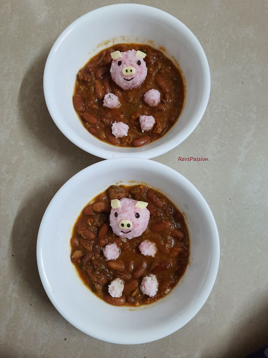 Pig Bathing In A Puddle