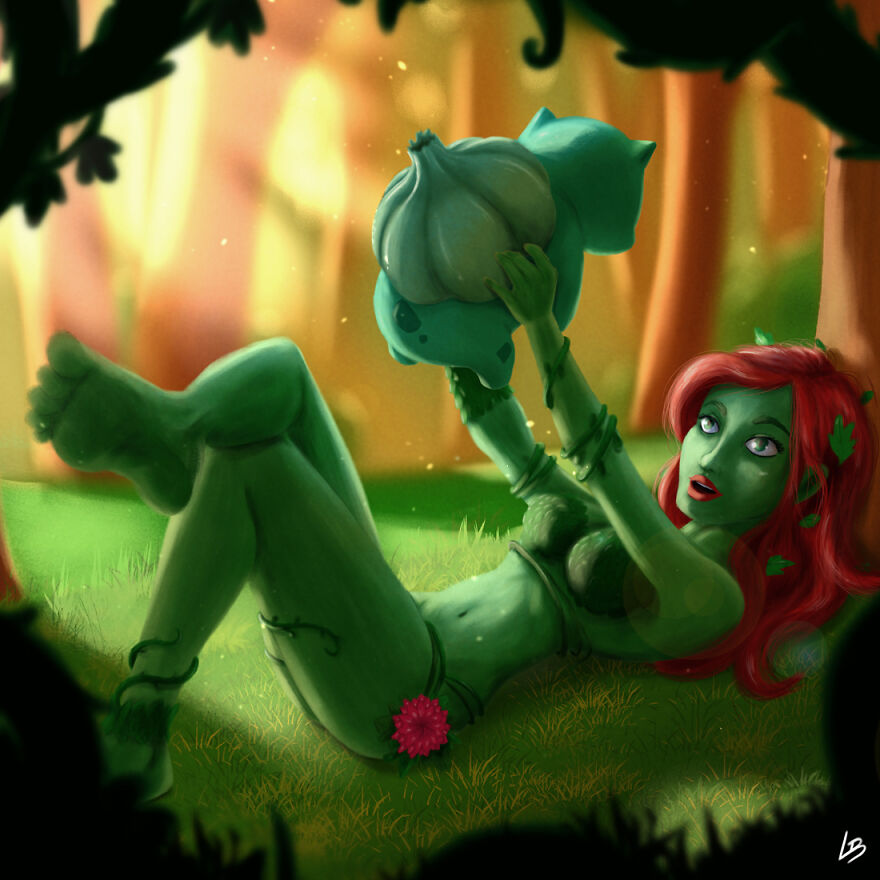 Poison Ivy And Bulbasaur