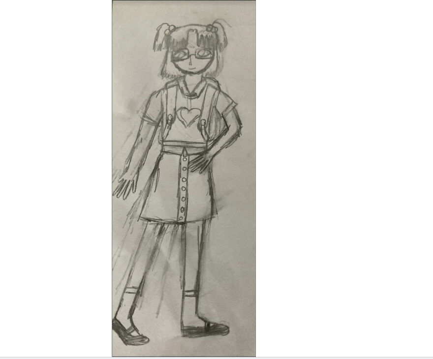 Her Name Is Miyu Suzuyama. I Actually Made Lots Of Good Drawings Of Ocs Today, But One I Hollered In The Hair Wrong And One Was On A Weird Sheet Of Paper So Here!