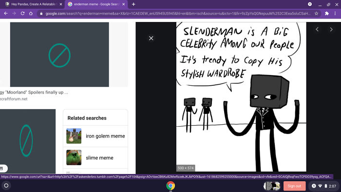 * Slender Man Has Entered The Chat* * In The Chat* Wait I Dont Know Them