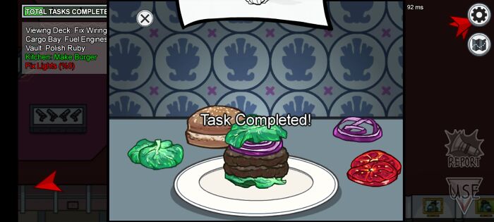 Really Weird Among Us Burger