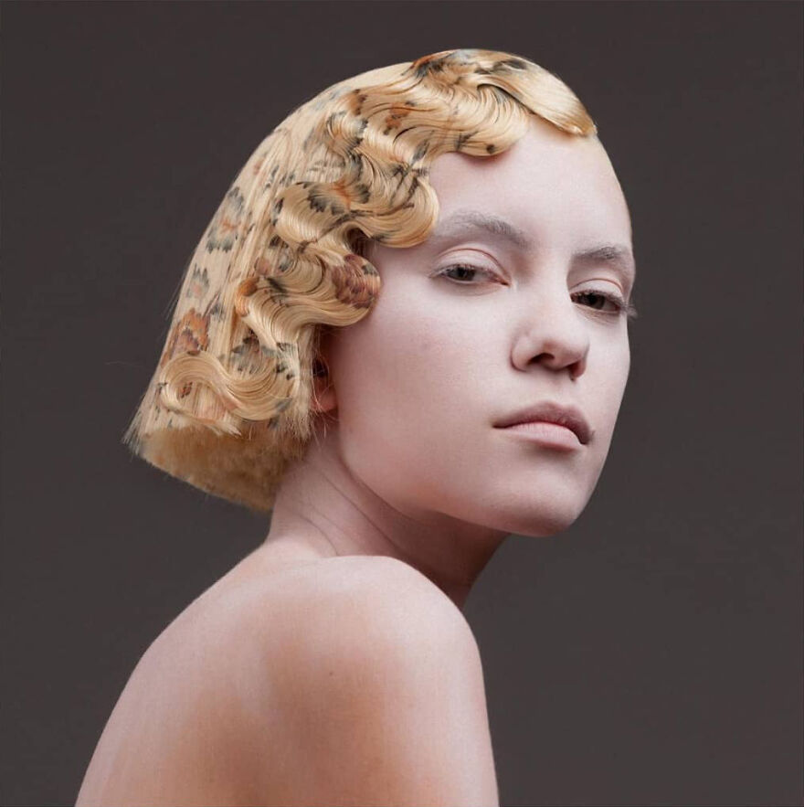 Instead Of Dyeing Hair, This Hairdresser Prints On It; Here Is His Beautiful "La Favorite" Collection