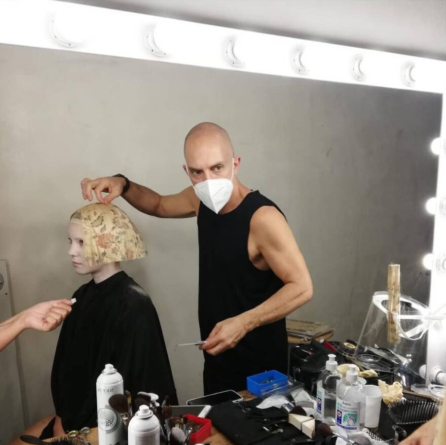 Instead Of Dyeing Hair, This Hairdresser Prints On It; Here Is His Beautiful "La Favorite" Collection Instead Of Dyeing Hair, This Hairdresser Prints On It; Here Is His Beautiful "La Favorite" Collection