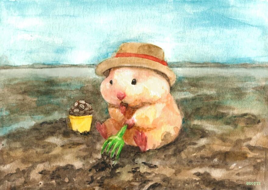 This Adorable Hamster Lives A Human Existence (New Pics)