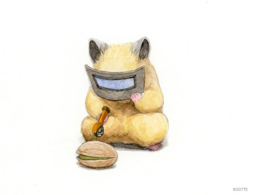 This Adorable Hamster Lives A Human Existence (New Pics)