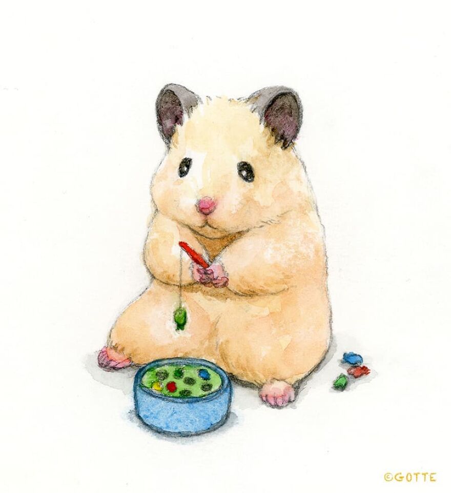 This Adorable Hamster Lives A Human Existence (New Pics)