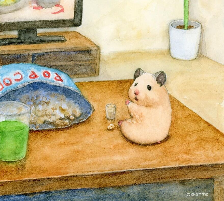 This Adorable Hamster Lives A Human Existence (New Pics)