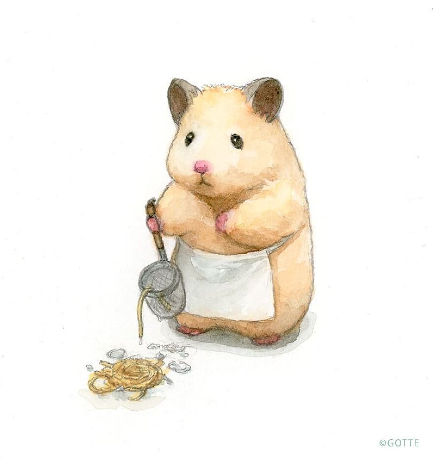 This Adorable Hamster Lives A Human Existence (New Pics)