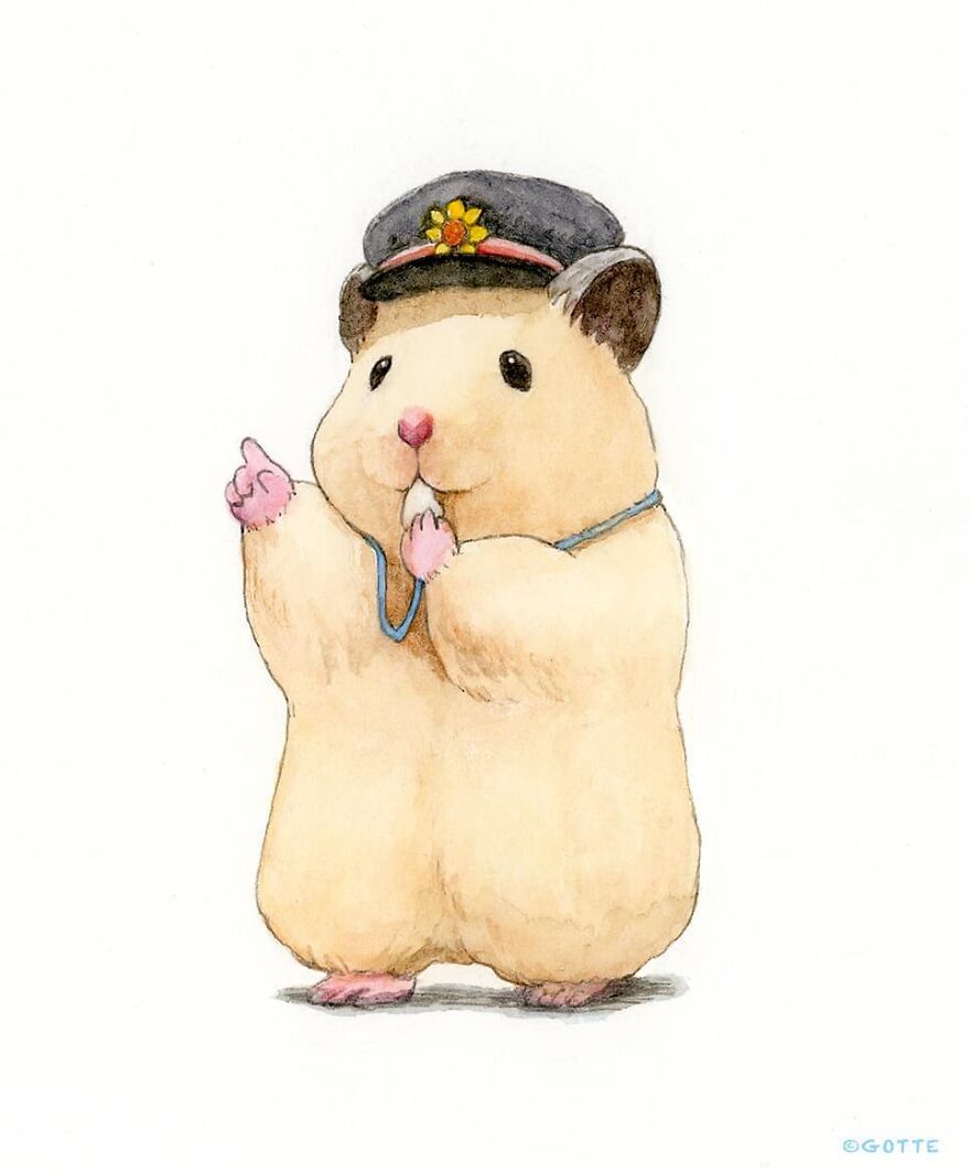 This Adorable Hamster Lives A Human Existence (New Pics)