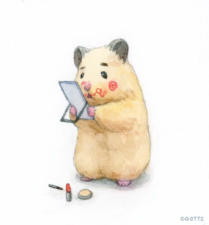 This Adorable Hamster Lives A Human Existence (New Pics)