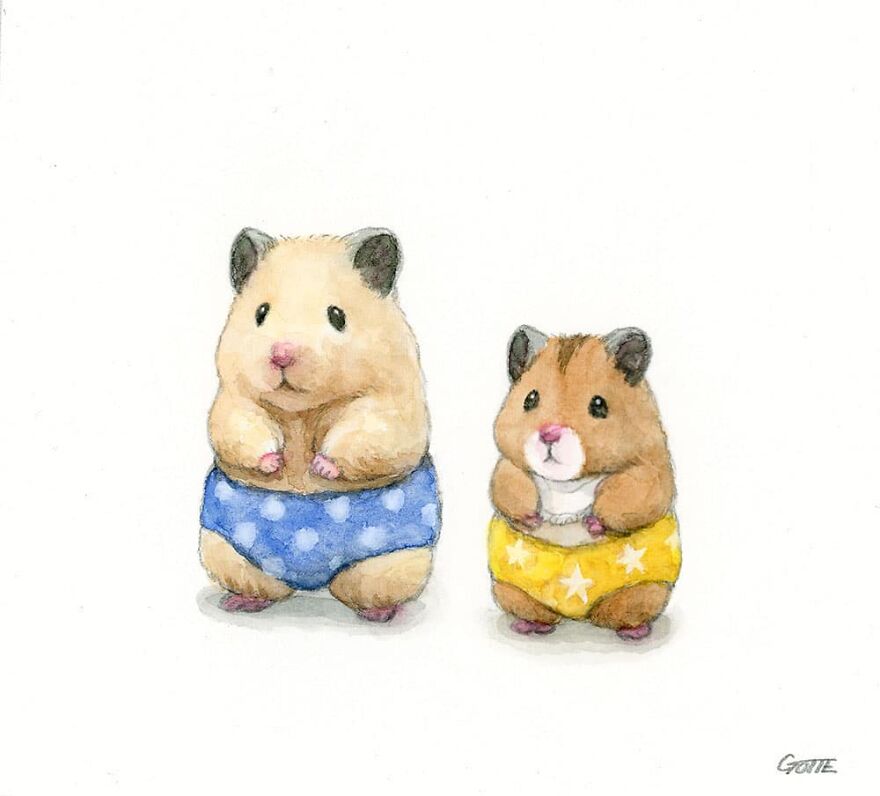 This Adorable Hamster Lives A Human Existence (New Pics)