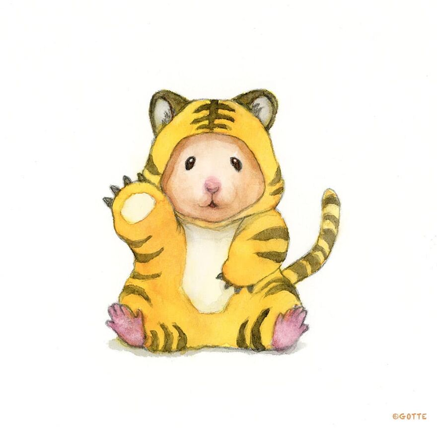 This Adorable Hamster Lives A Human Existence (New Pics)