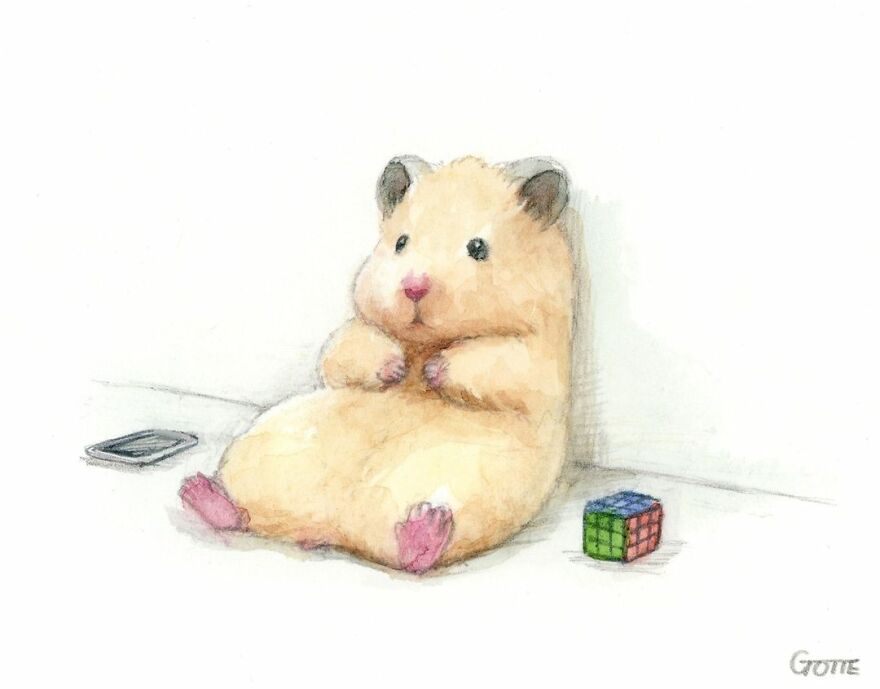 This Adorable Hamster Lives A Human Existence (New Pics)