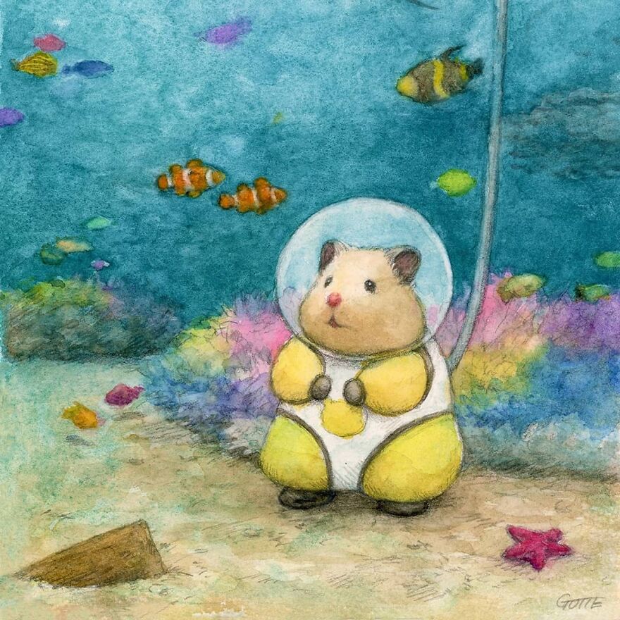 This Adorable Hamster Lives A Human Existence (New Pics)