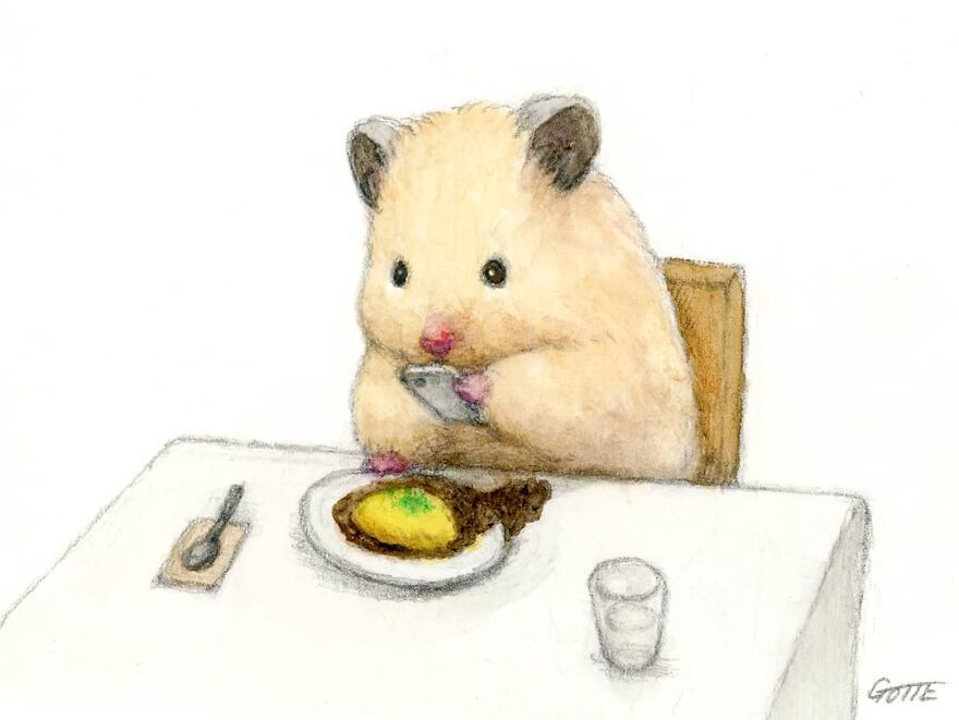 This Adorable Hamster Lives A Human Existence (New Pics)