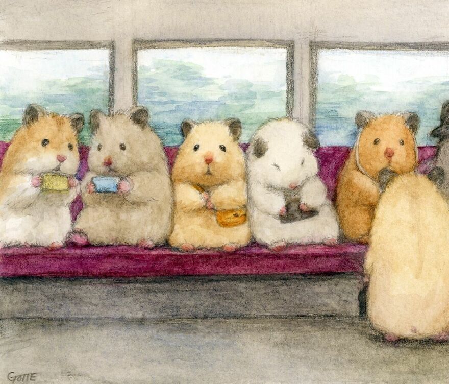 This Adorable Hamster Lives A Human Existence (New Pics)