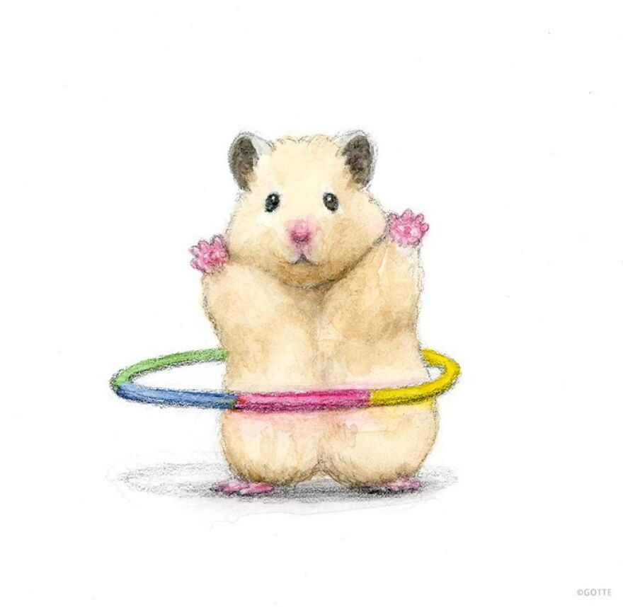 This Adorable Hamster Lives A Human Existence (New Pics)