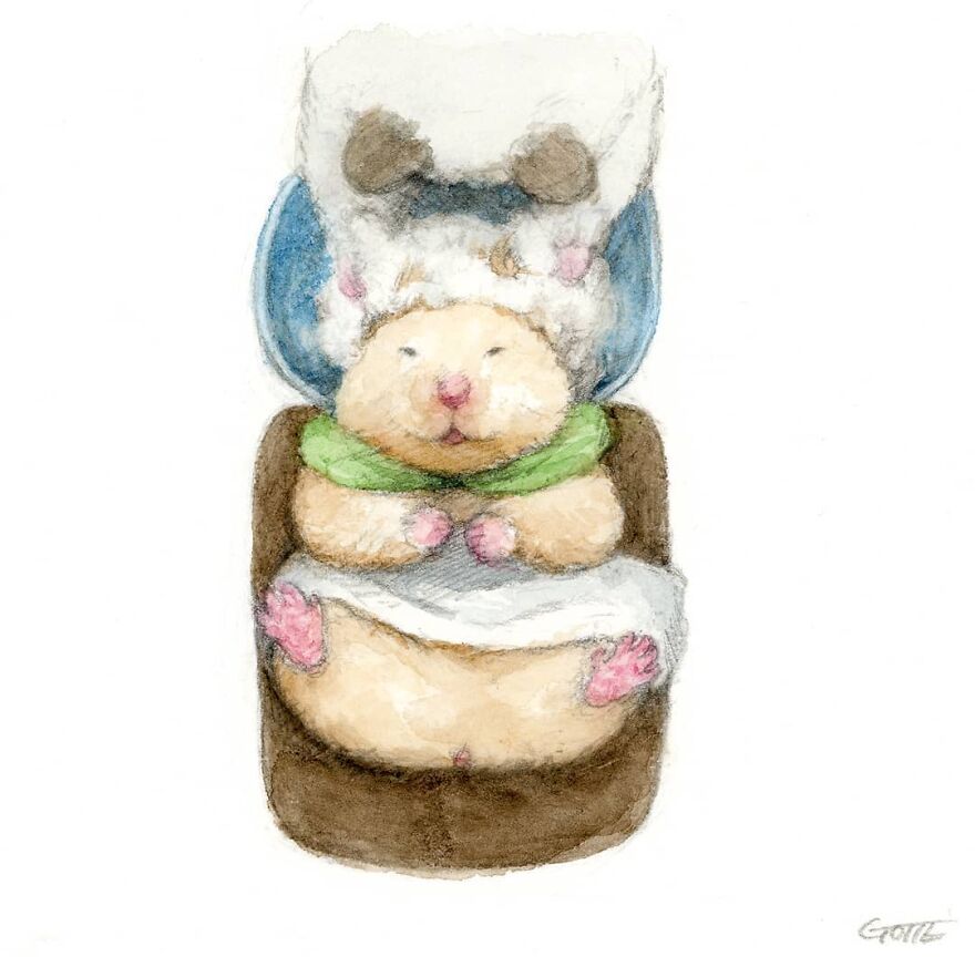 This Adorable Hamster Lives A Human Existence (New Pics)