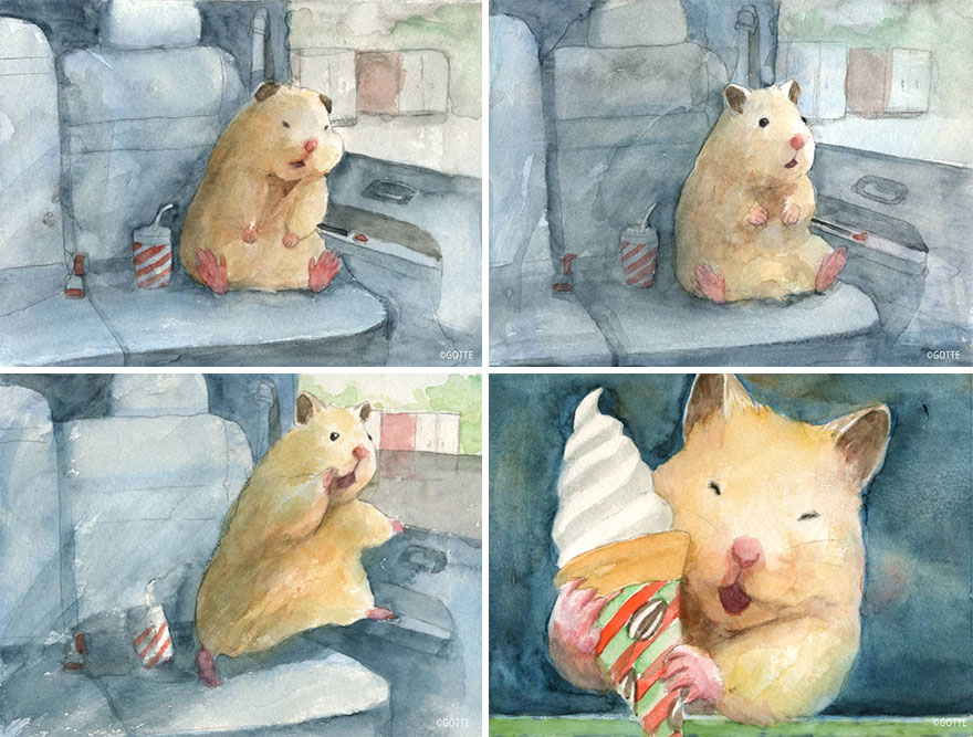 This Adorable Hamster Lives A Human Existence (New Pics)