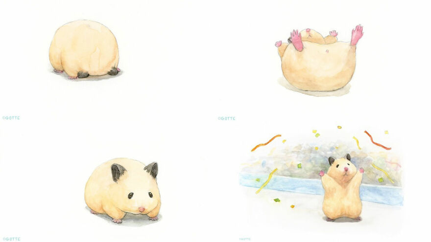 This Adorable Hamster Lives A Human Existence (New Pics)