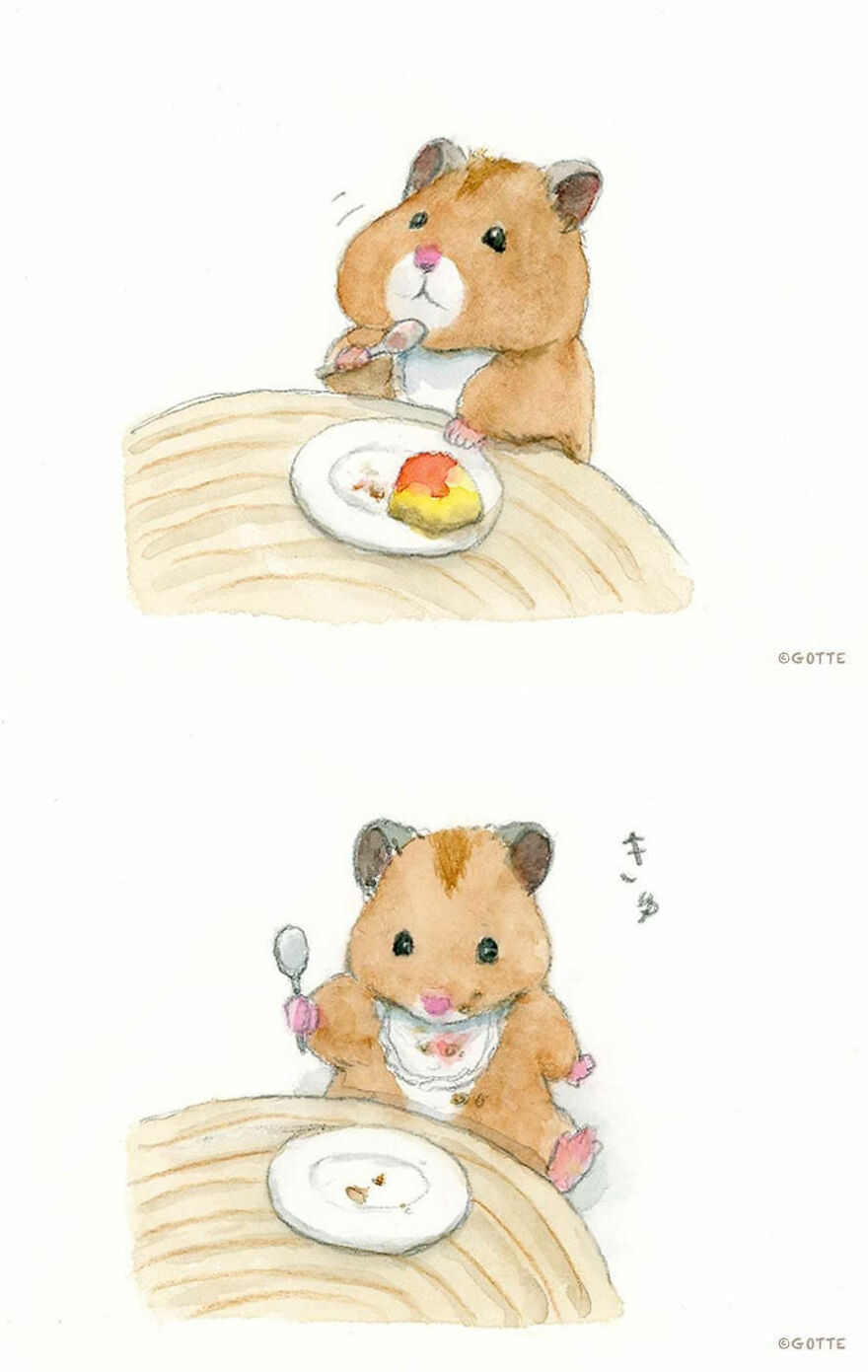 This Adorable Hamster Lives A Human Existence (New Pics)