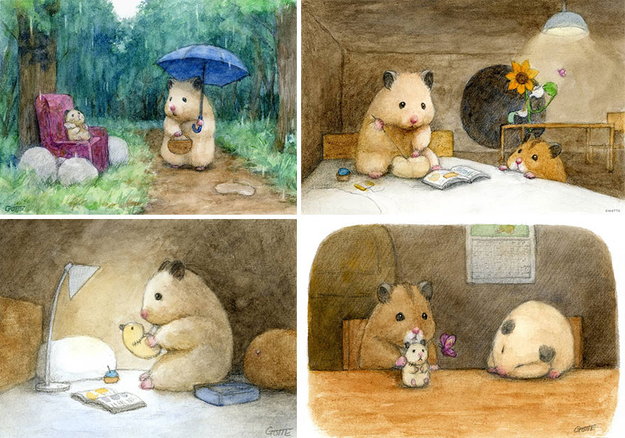 This Adorable Hamster Lives A Human Existence (New Pics)