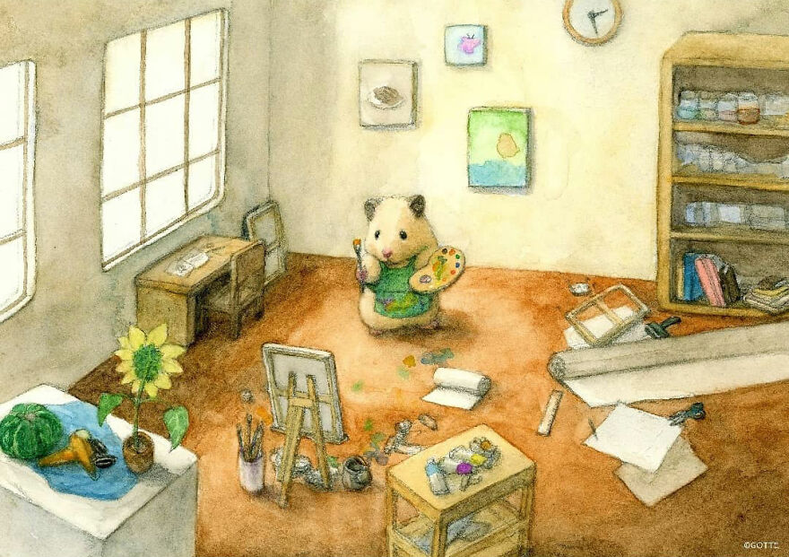 This Adorable Hamster Lives A Human Existence (New Pics)