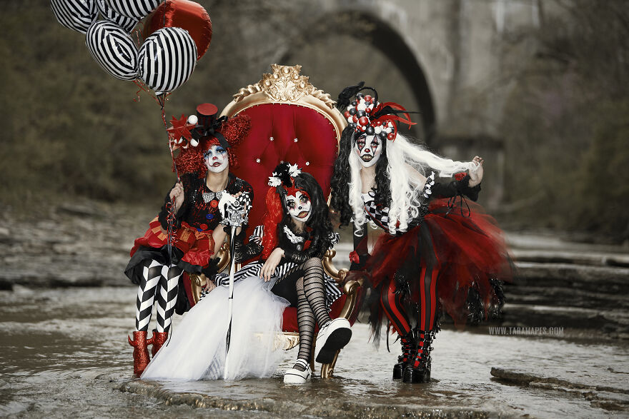 Dark Carnival Themed Photoshoot By Tara Mapes Of Enchanted Eye Creations