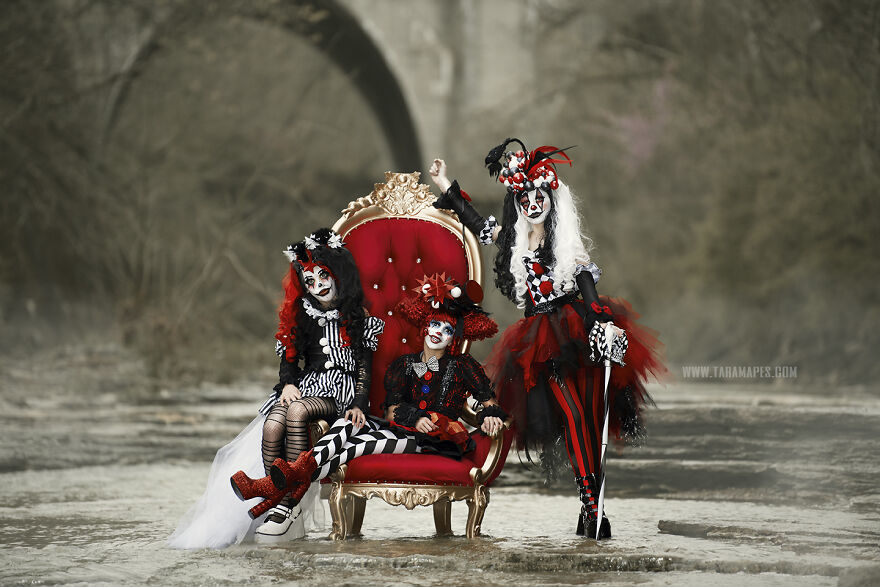 Dark Carnival Themed Photoshoot By Tara Mapes Of Enchanted Eye Creations