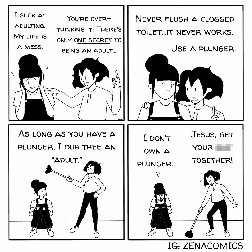 10 Comics Drawn By A (Very Single) Woman During The Global Pandemic (Zena)