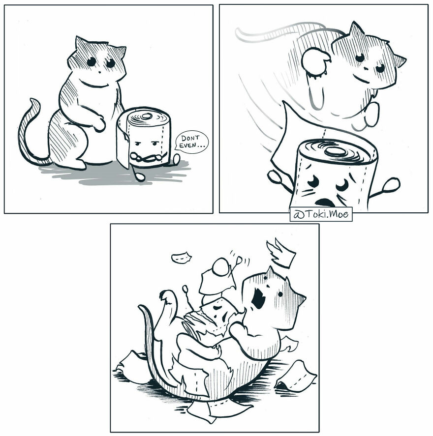 My 27 More Comics And 2 New Animations That Show What It’s Like To Live With A Cat And A Dog