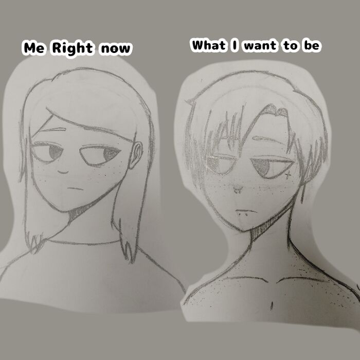 Me Right Now vs. What I Want To Look Like-