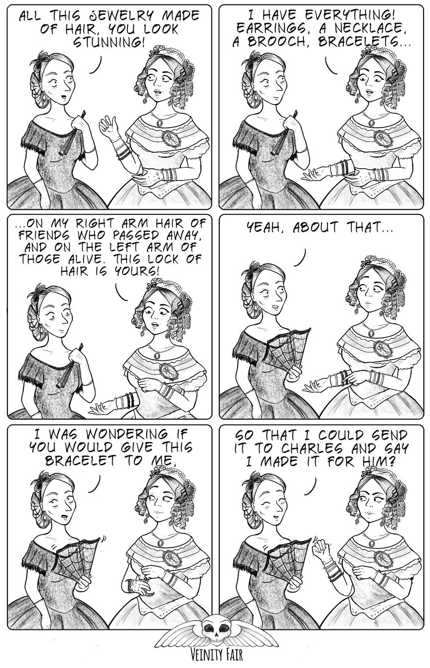 Victorian Hair Jewelry