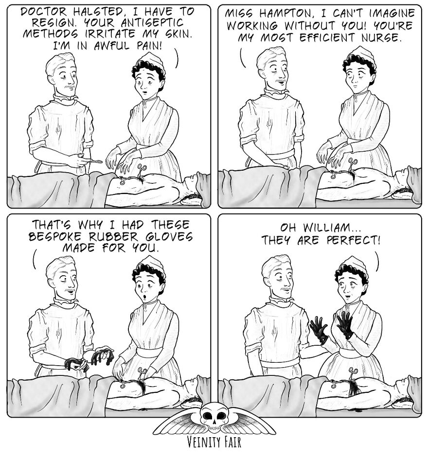 Halsted, Hampton, And Rubber Gloves