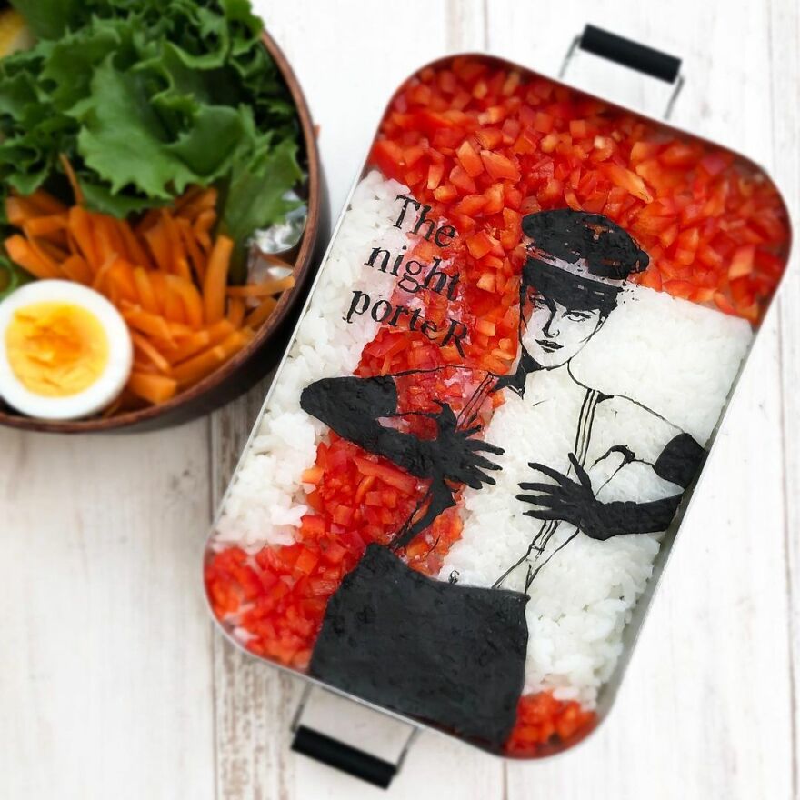 Wife Tirelessly Makes Art Every Day In Her Husband's Lunchboxes