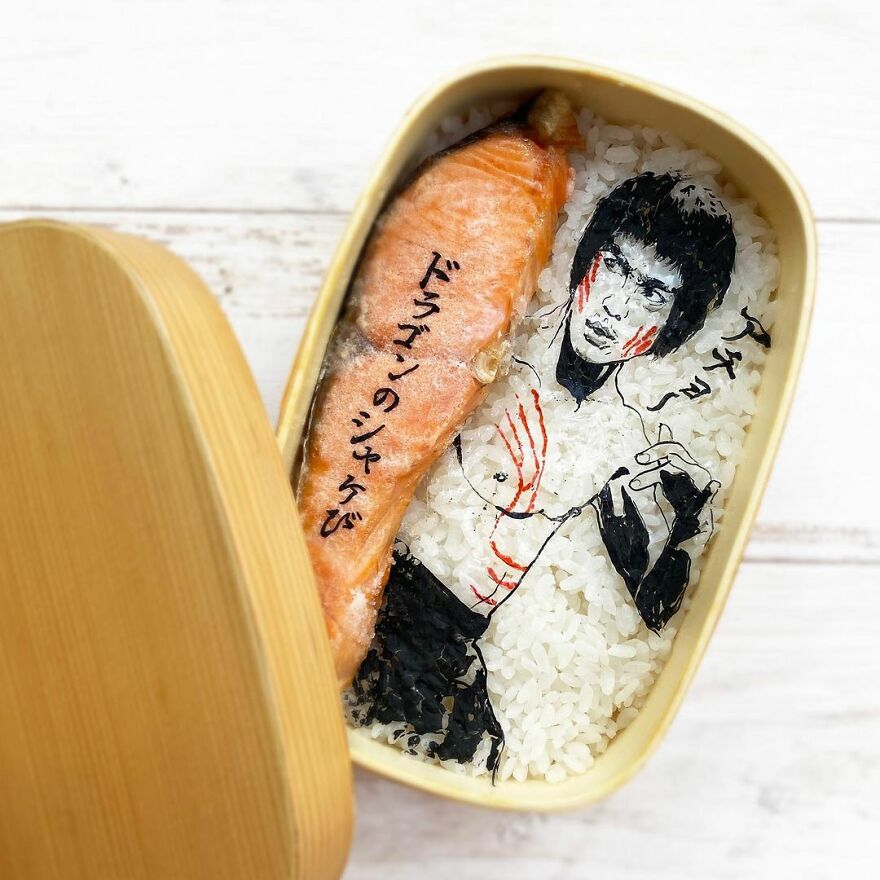 Wife Tirelessly Makes Art Every Day In Her Husband's Lunchboxes