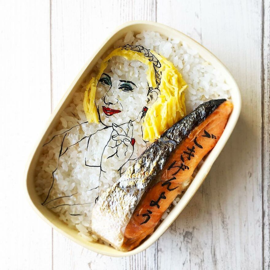 Wife Tirelessly Makes Art Every Day In Her Husband's Lunchboxes