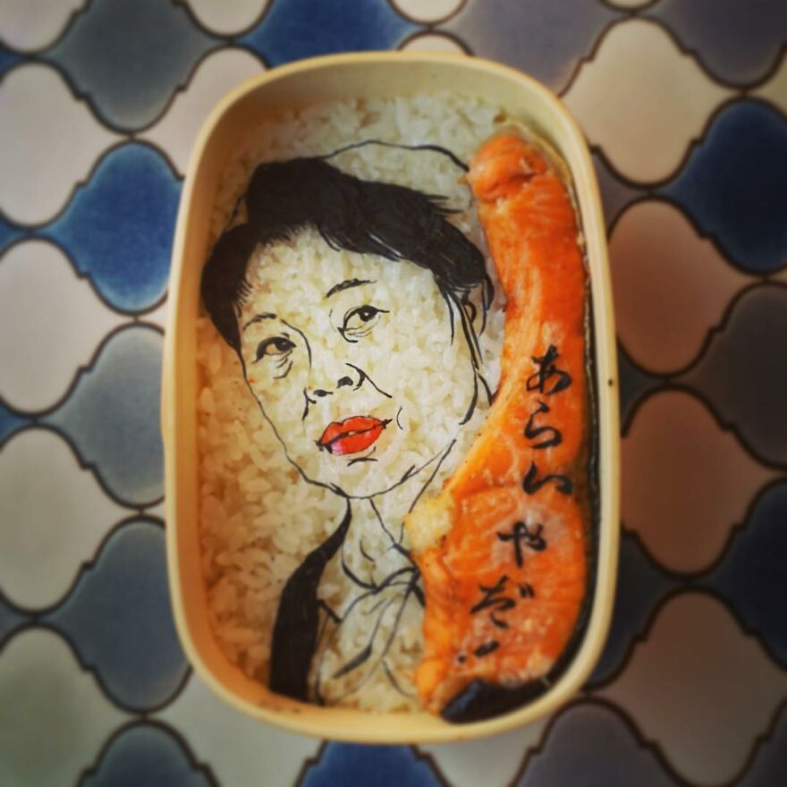 Wife Tirelessly Makes Art Every Day In Her Husband's Lunchboxes