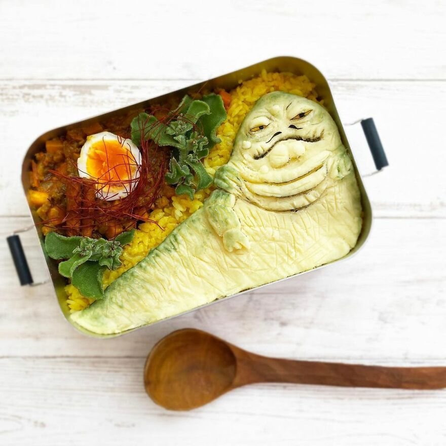 Wife Tirelessly Makes Art Every Day In Her Husband's Lunchboxes