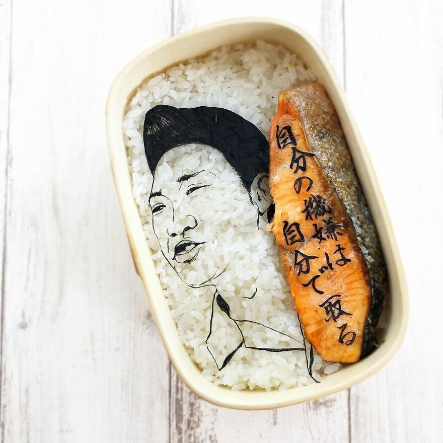 Wife Tirelessly Makes Art Every Day In Her Husband's Lunchboxes
