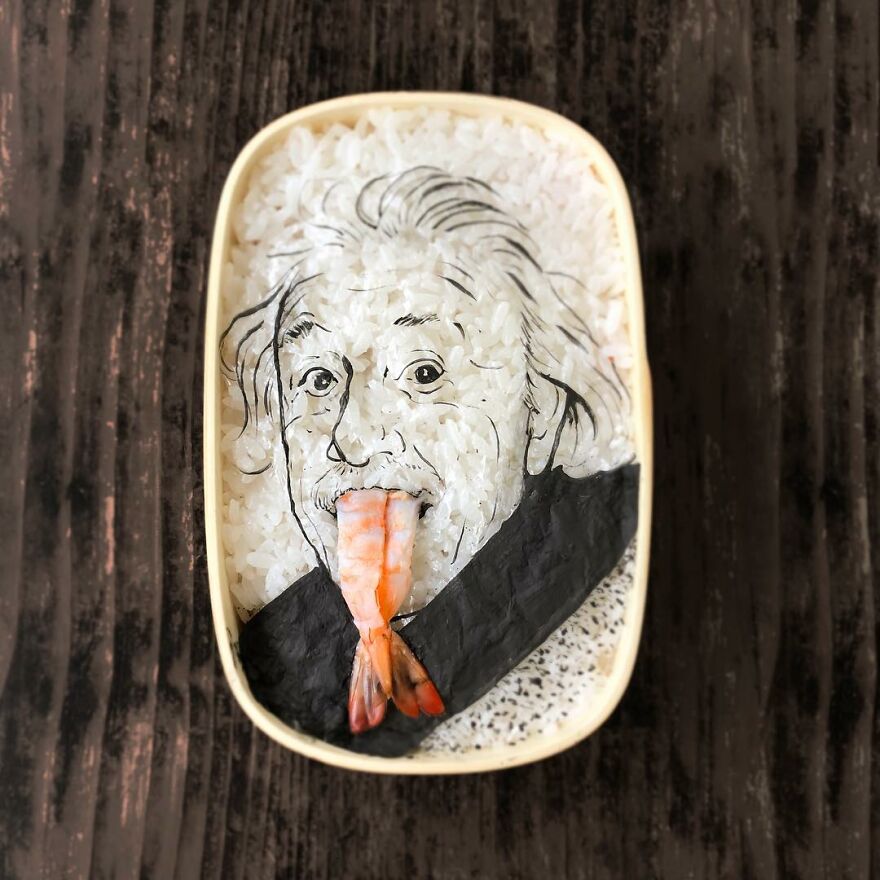 Wife Tirelessly Makes Art Every Day In Her Husband's Lunchboxes